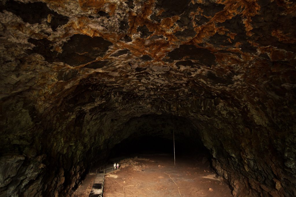 lava tube cave at undara volcanic national park