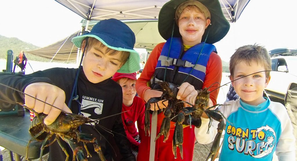 kids fishing