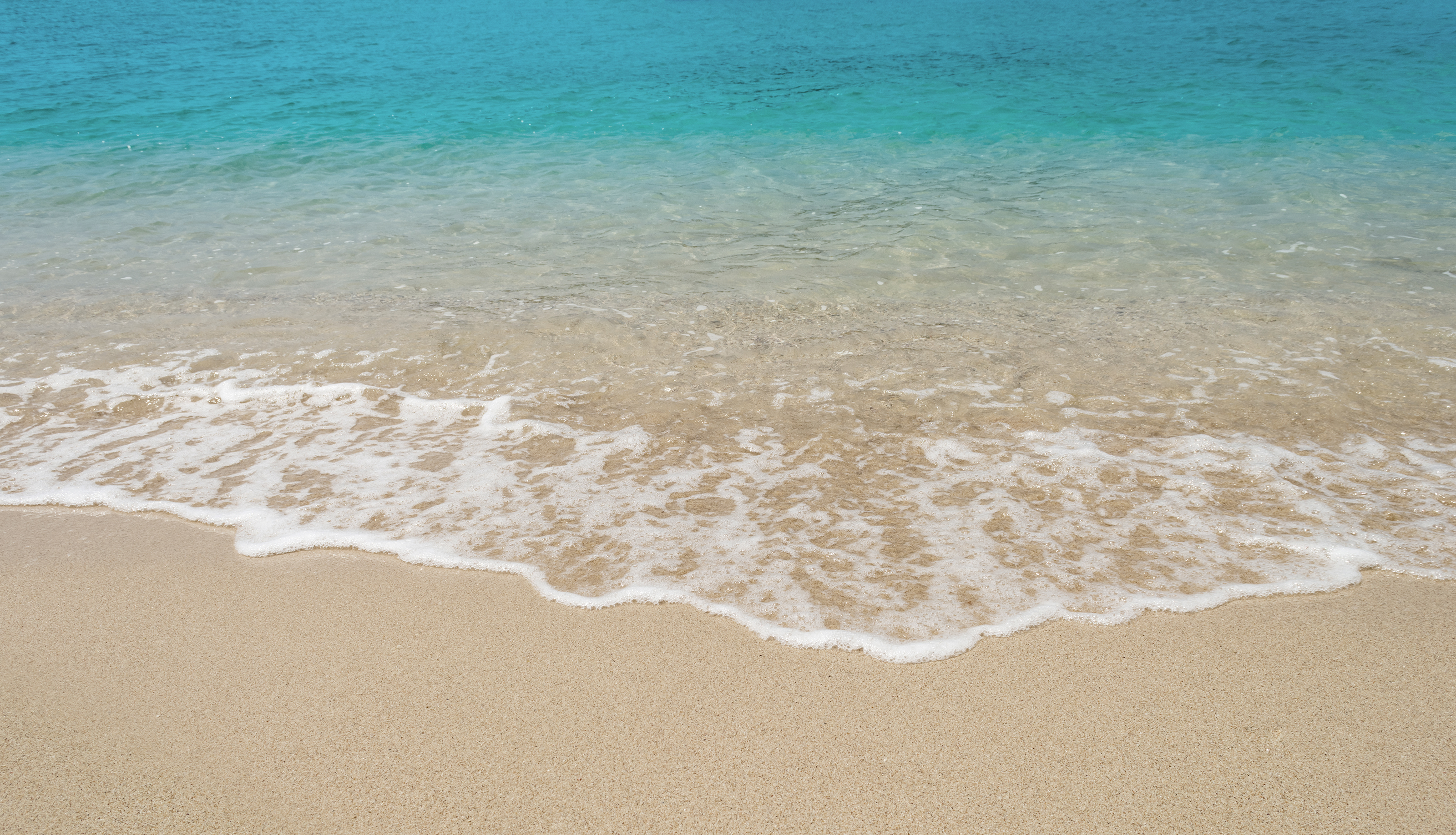 Tropical beach water
