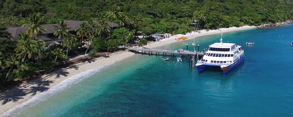 Sunlover boat at Fitzroy island