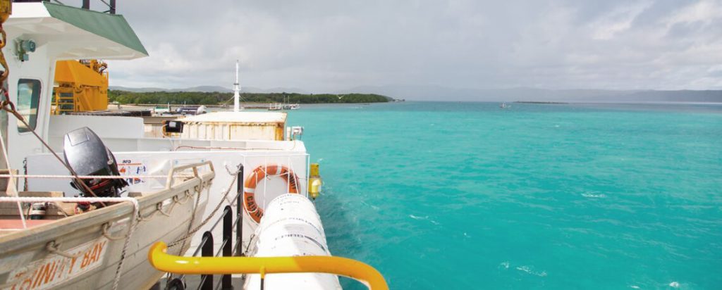 MV Trinity at sea