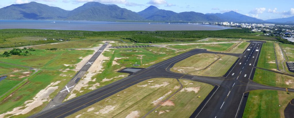 Runway at Cairns airport