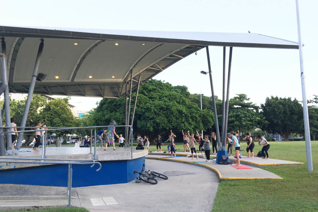 フォガティーパークでTAI CHI