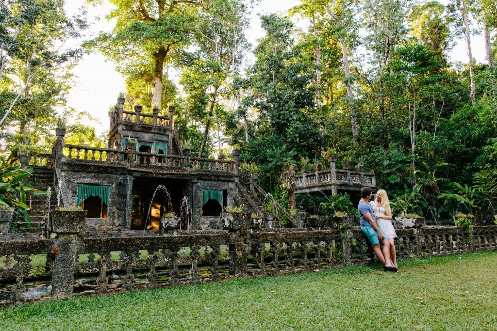 Couple at Paronella Park